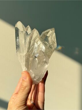 Beautiful Natural clear quartz cluster specimen from Brazil Natural Decor